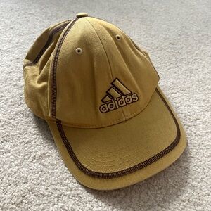 Adidas tan and brown hat
